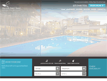 Tablet Screenshot of marcoolabeachresort.com